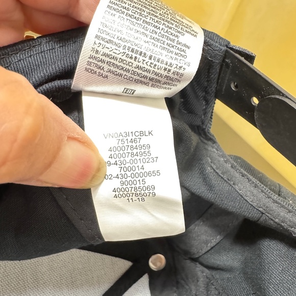 Vans Baseball Cap Flat Bill Blue Skate Snap Back - Picture 4 of 5